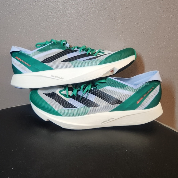 Adidas Adizero Takumi Sen 9 Mens Running shoes sz 12.5 New Green - Picture 10 of 10